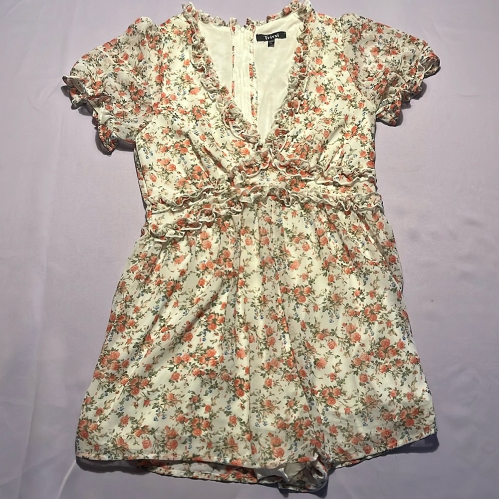 Cute floral romper